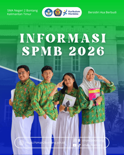 PENGUMUMAN HASIL SPMB TAHAP II SMAN 2 BONTANG TP 2026/2027